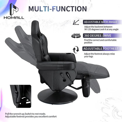 Homall Ergonomic Adjustable Office or Gaming Recliner