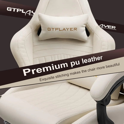 GTPLAYER Ace-Pro Gaming Chair with Footrest and Speakers