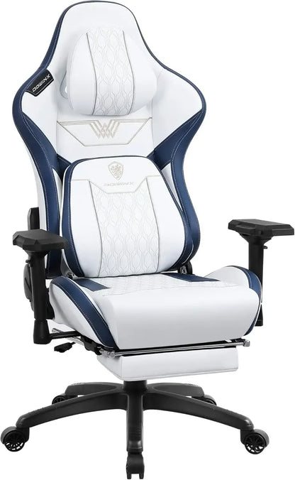Dowinx Big and Tall Gaming Chair with Footrest and Lumbar support