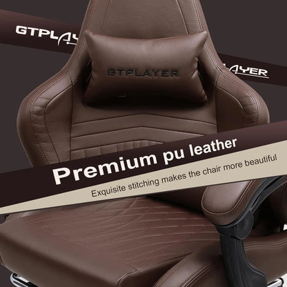 GTPLAYER Ace-Pro Gaming Chair with Footrest and Speakers