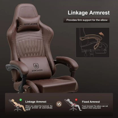 GTPLAYER Ace-Pro Gaming Chair with Footrest and Speakers