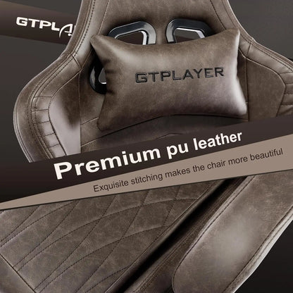GTPLAYER Ace-Pro Gaming Chair with Footrest and Speakers
