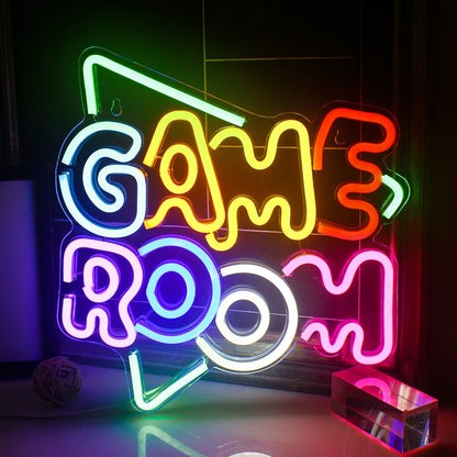 Game Room Neon Wall Signs. LED, USB Powered