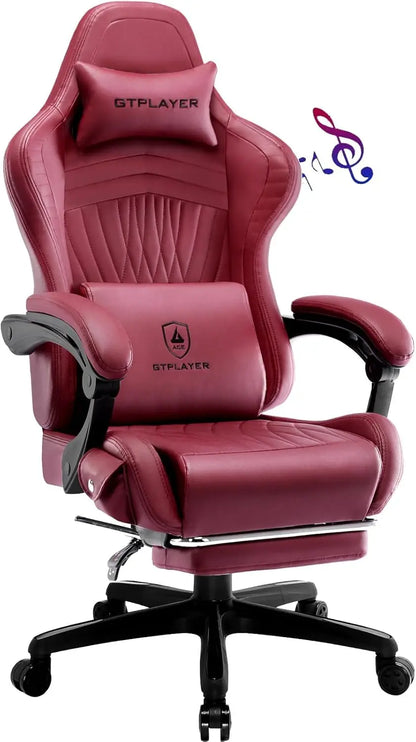 GTPLAYER Ace-Pro Gaming Chair with Footrest and Speakers