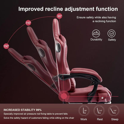 GTPLAYER Ace-Pro Gaming Chair with Footrest and Speakers