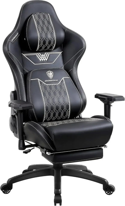 Dowinx Big and Tall Gaming Chair with Footrest and Lumbar support