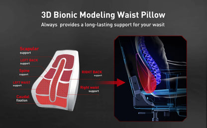 AutoFull C3 Office/Gaming Chair with Ergonomic Lumbar Support, High Back