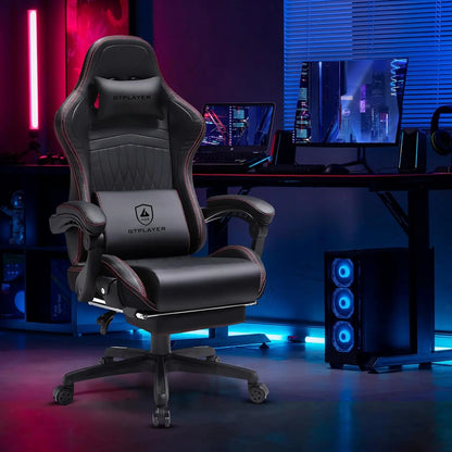 GTPLAYER Ace-Pro Gaming Chair with Footrest and Speakers