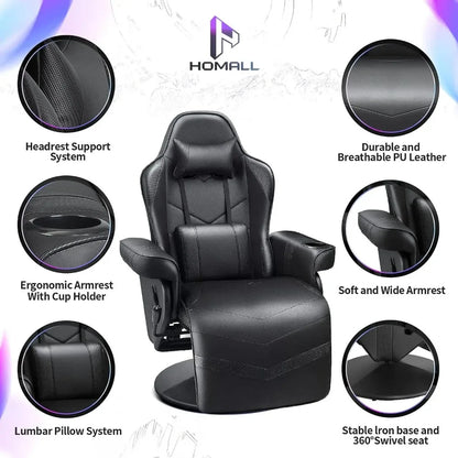 Homall Ergonomic Adjustable Office or Gaming Recliner