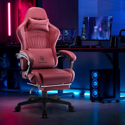 GTPLAYER Ace-Pro Gaming Chair with Footrest and Speakers
