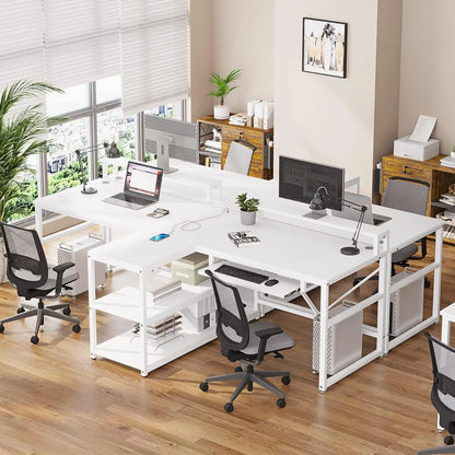 94.5" Home Office and Computer Gaming dual desk